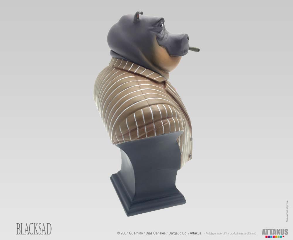 Attakus Blacksad Buste Ted Leeman résine 16,7 cm B428